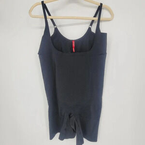 SPANX Oncore Open-Bust Mid-Thigh Bodysuit black 2X